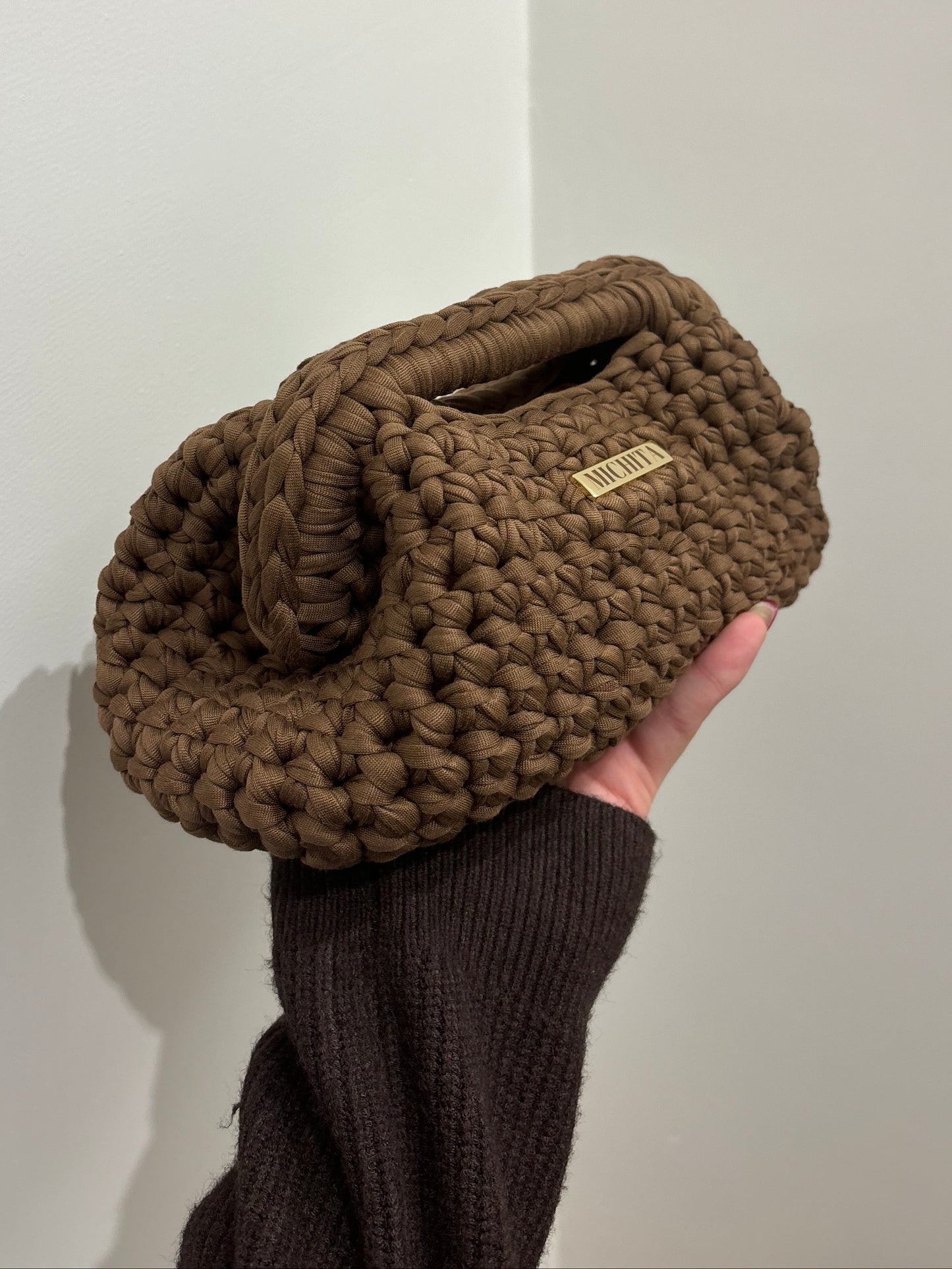 Clutch Bag INTRALMA-TOFFEE