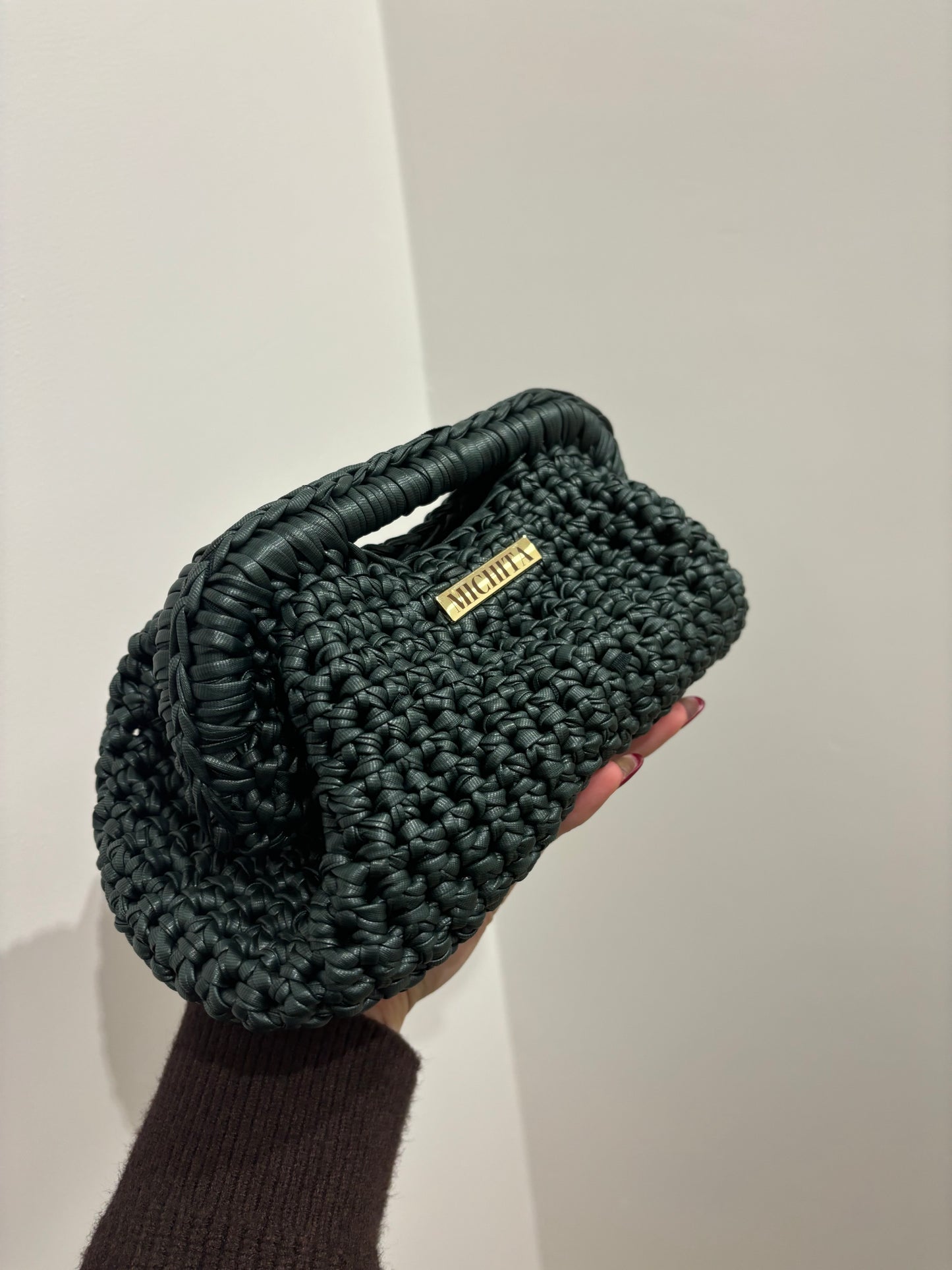 Clutch Bag INTRALMA-VERDE BOTTIGLIA