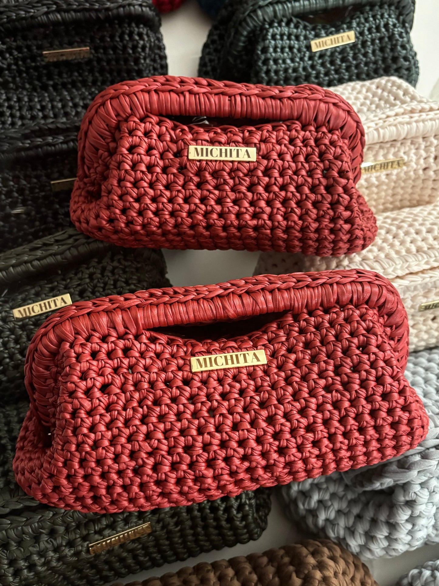 Clutch Bag INTRALMA-ROSSO CILIEGIA