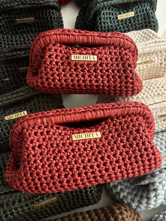 Clutch Bag INTRALMA-ROSSO CILIEGIA