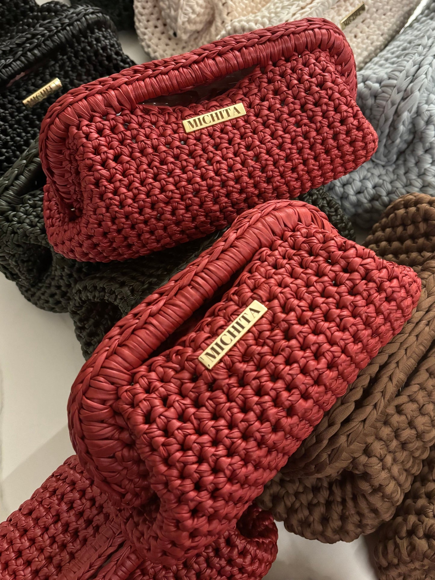 Clutch Bag INTRALMA-ROSSO CILIEGIA 2.0