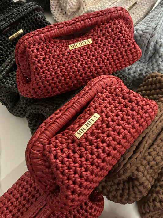 Clutch Bag INTRALMA-ROSSO CILIEGIA 2.0