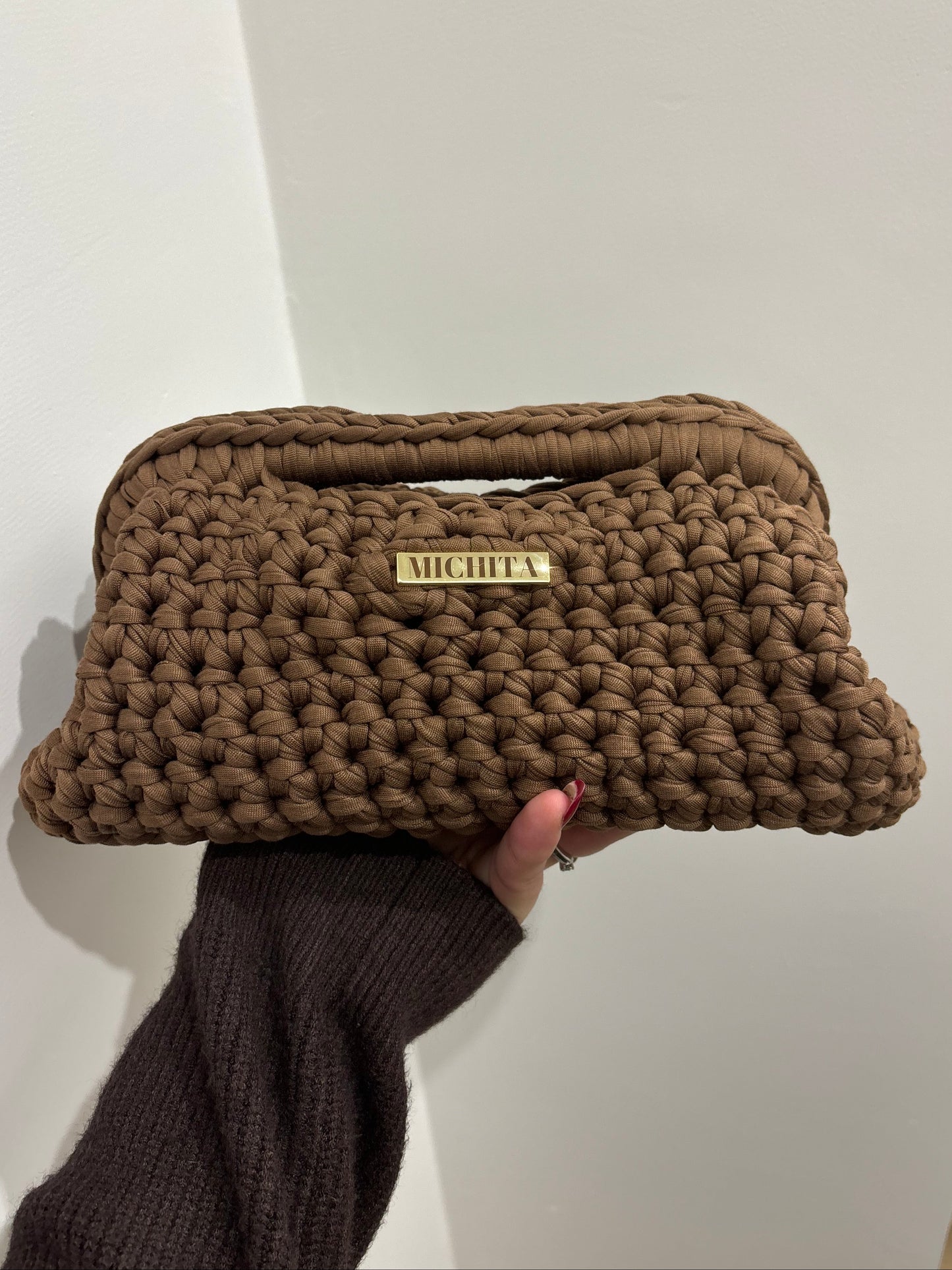 Clutch Bag INTRALMA-TOFFEE