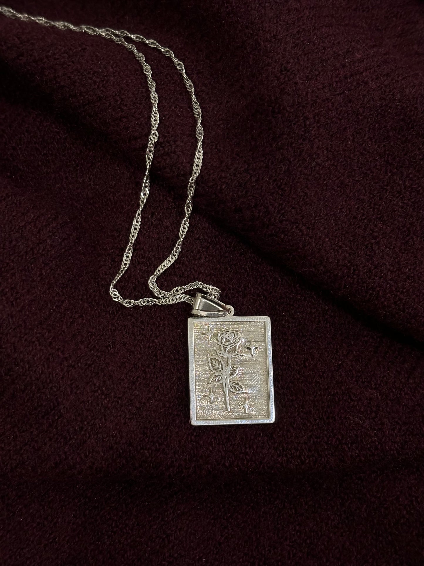 Collana ROSA-argento