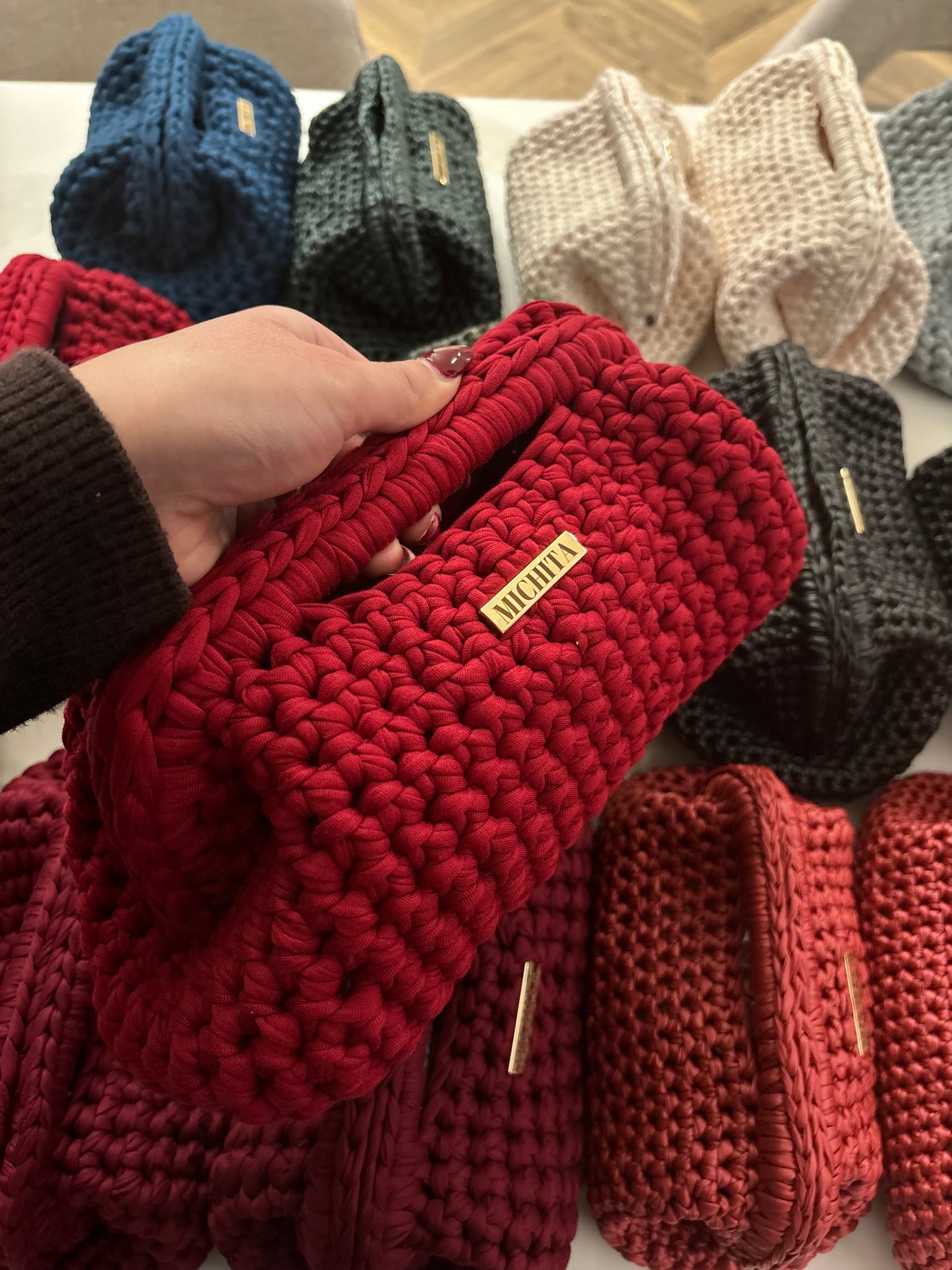 Clutch Bag INTRALMA-BORDEAUX