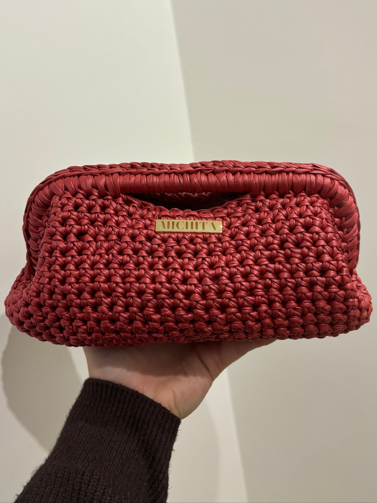 Clutch Bag INTRALMA-ROSSO CILIEGIA 2.0