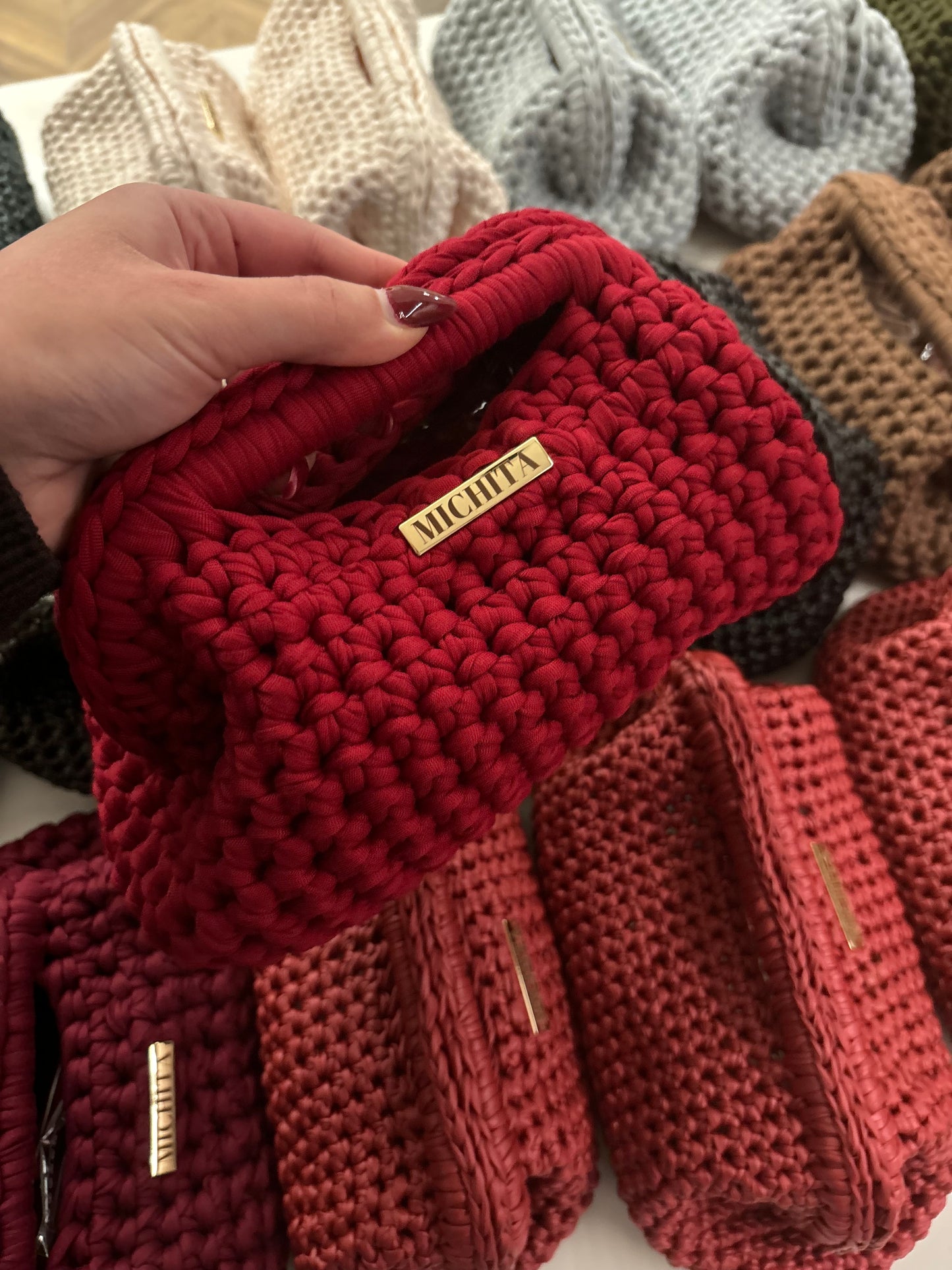 Clutch Bag INTRALMA-BORDEAUX