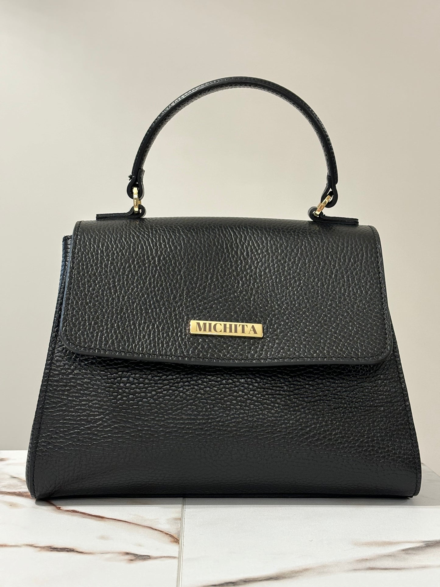Florence bag nera vista frontale -michita