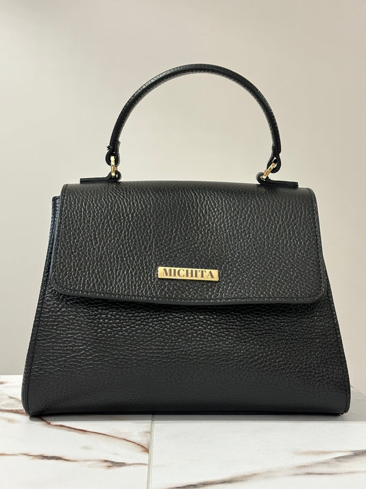 Florence bag nera vista frontale -michita