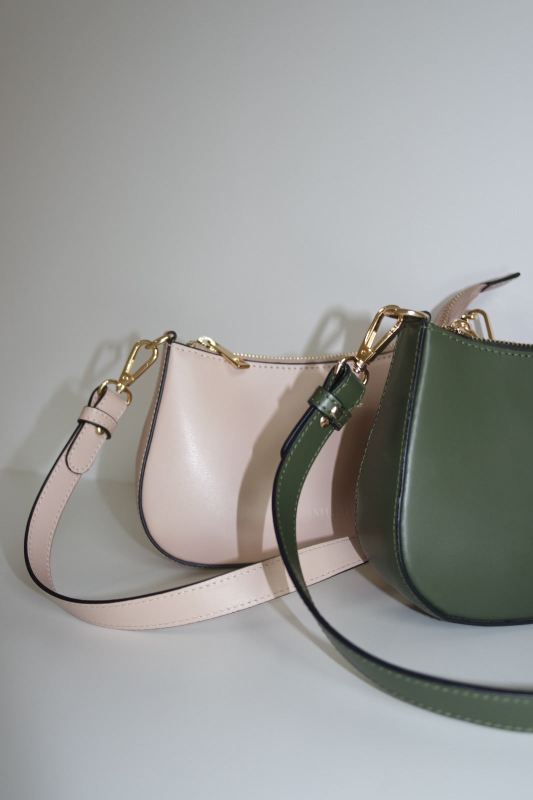 michita bag cipria e verde militare